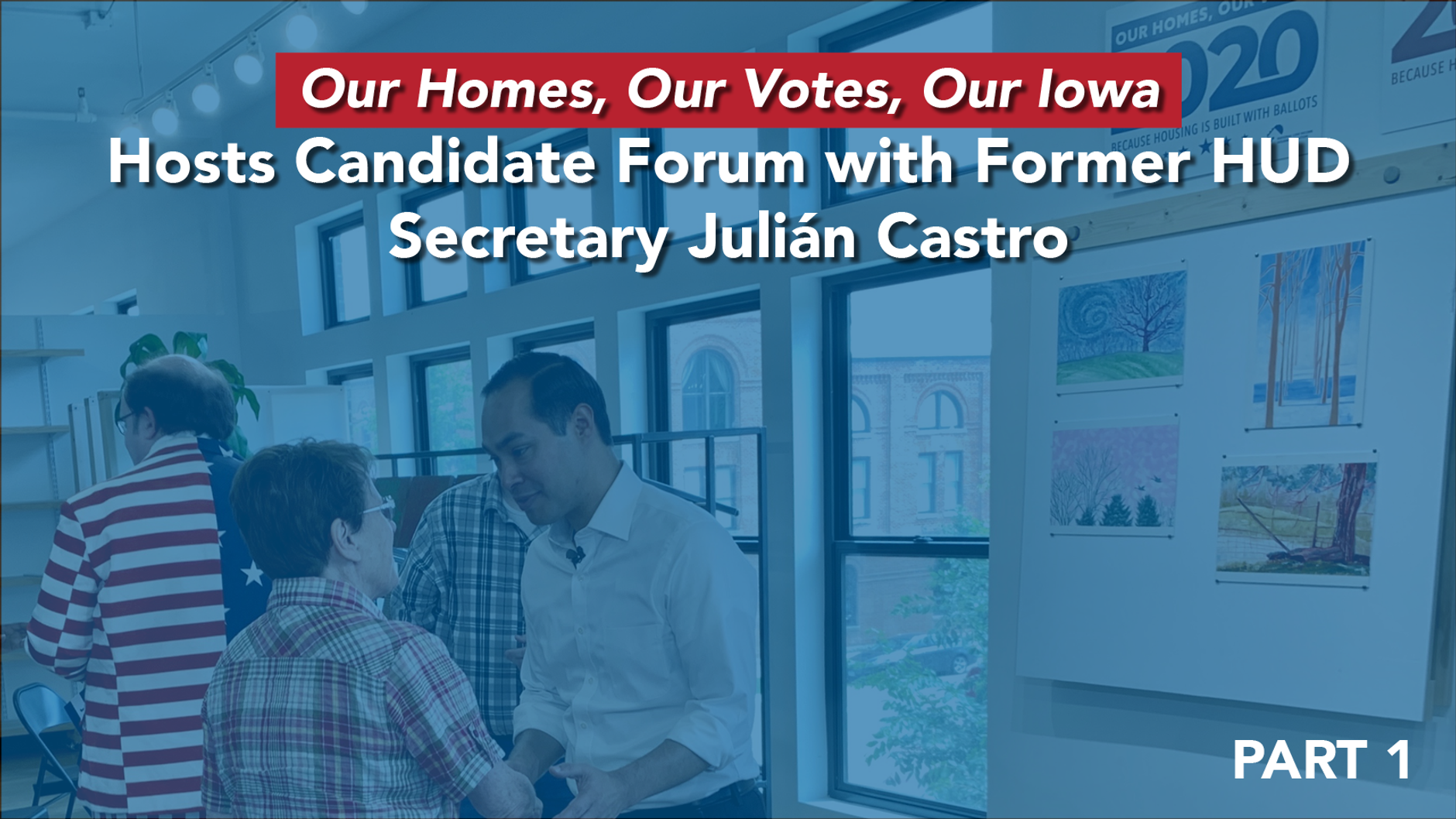 Julián Castro participates in IA Town Hall